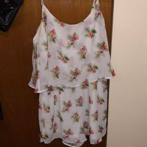 white floral ‘love tree’ romper